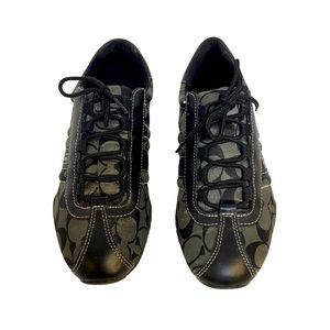 Coach Kirby Sateen Black Sneakers Women’s Size 9.0